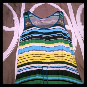 Banana Republic sleeveless drawstring dress